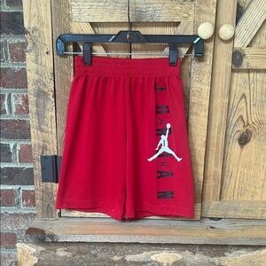 Kids Jordan Bright Red Athletic Shorts